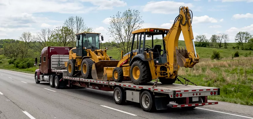 Loader and Backhoe Tractors Transport Arizona
